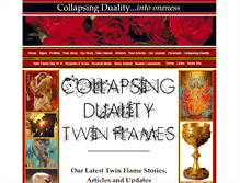 Tablet Screenshot of collapsingduality.com